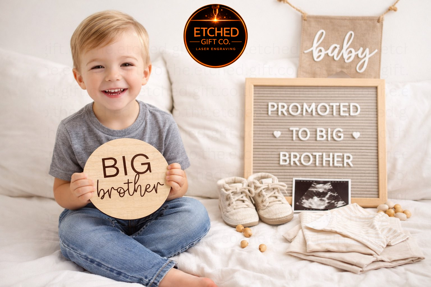 Big Sister or Big Brother Announcement Sign | Pregnancy Reveal