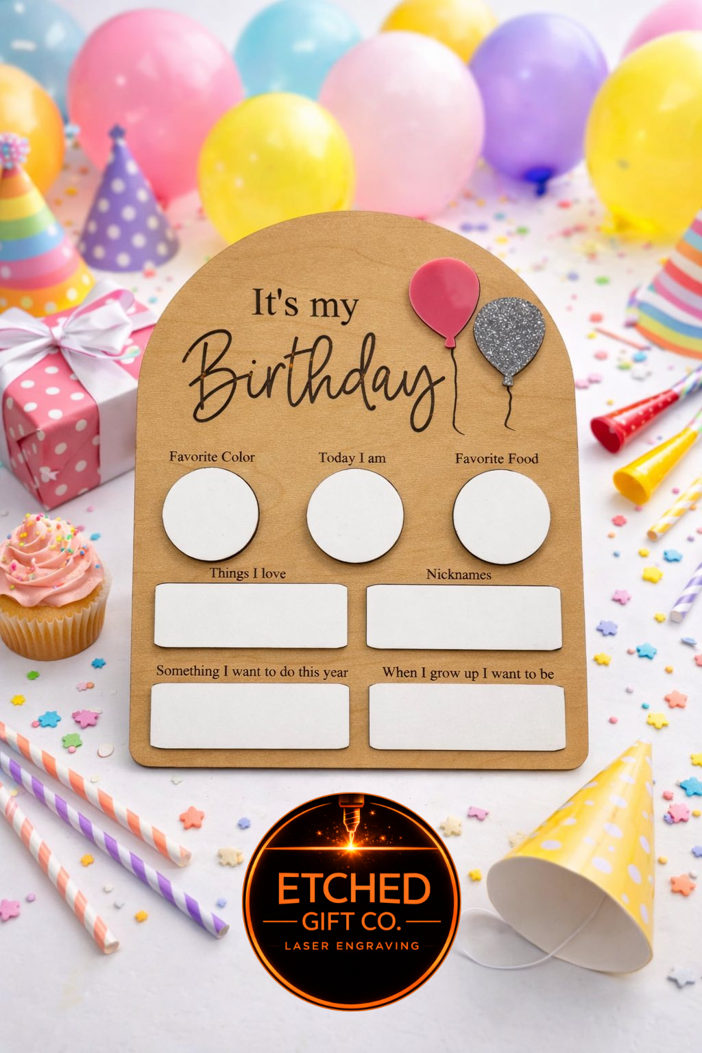 Birthday Board for Kids | Reusable Birthday Sign