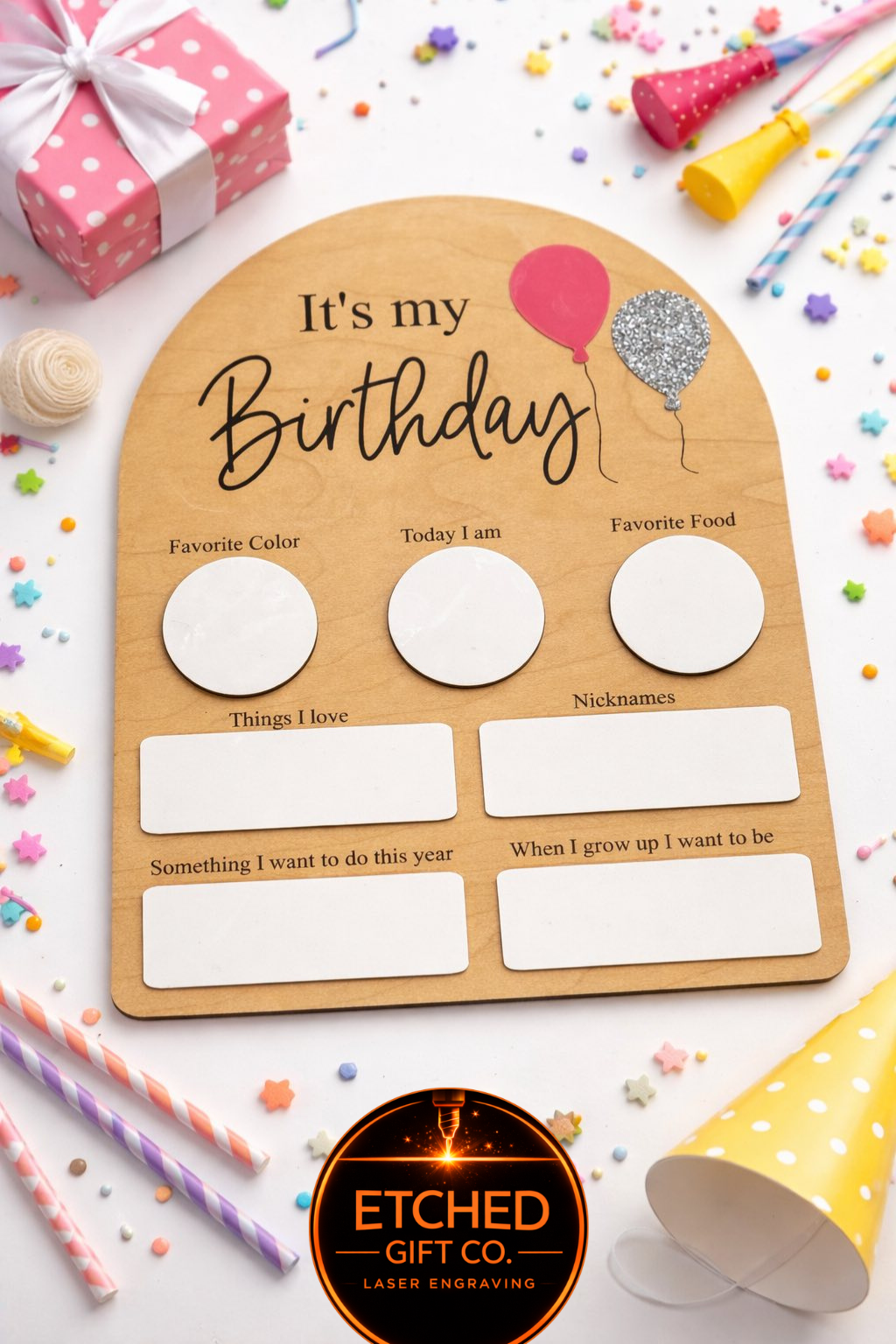 Birthday Board for Kids | Reusable Birthday Sign