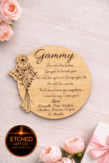 Custom Name Mother's Day Magnet