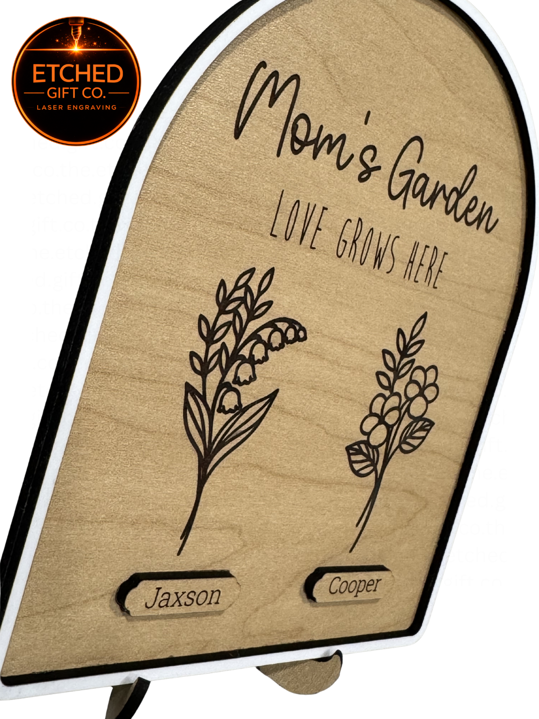 Garden Personalized Birth Flower Sign
