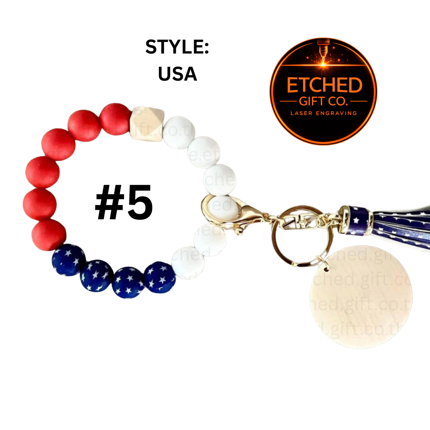 Wristlet Keychain | Custom Name Keychain