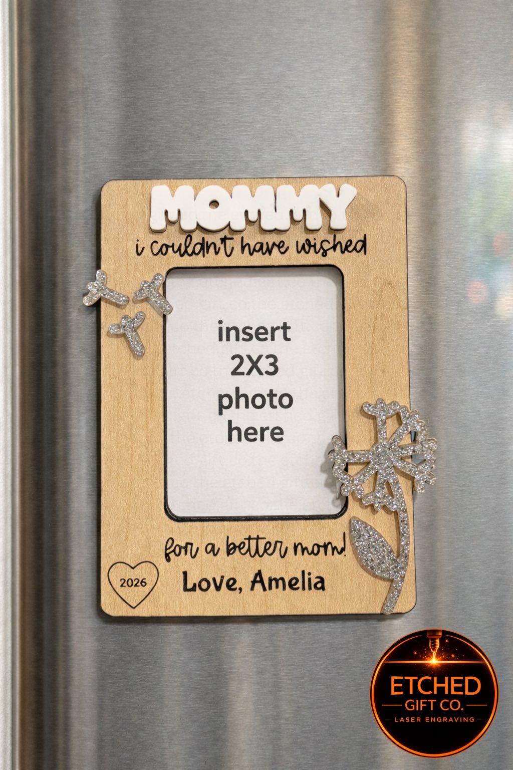 Mommy Wish Magnet Frame