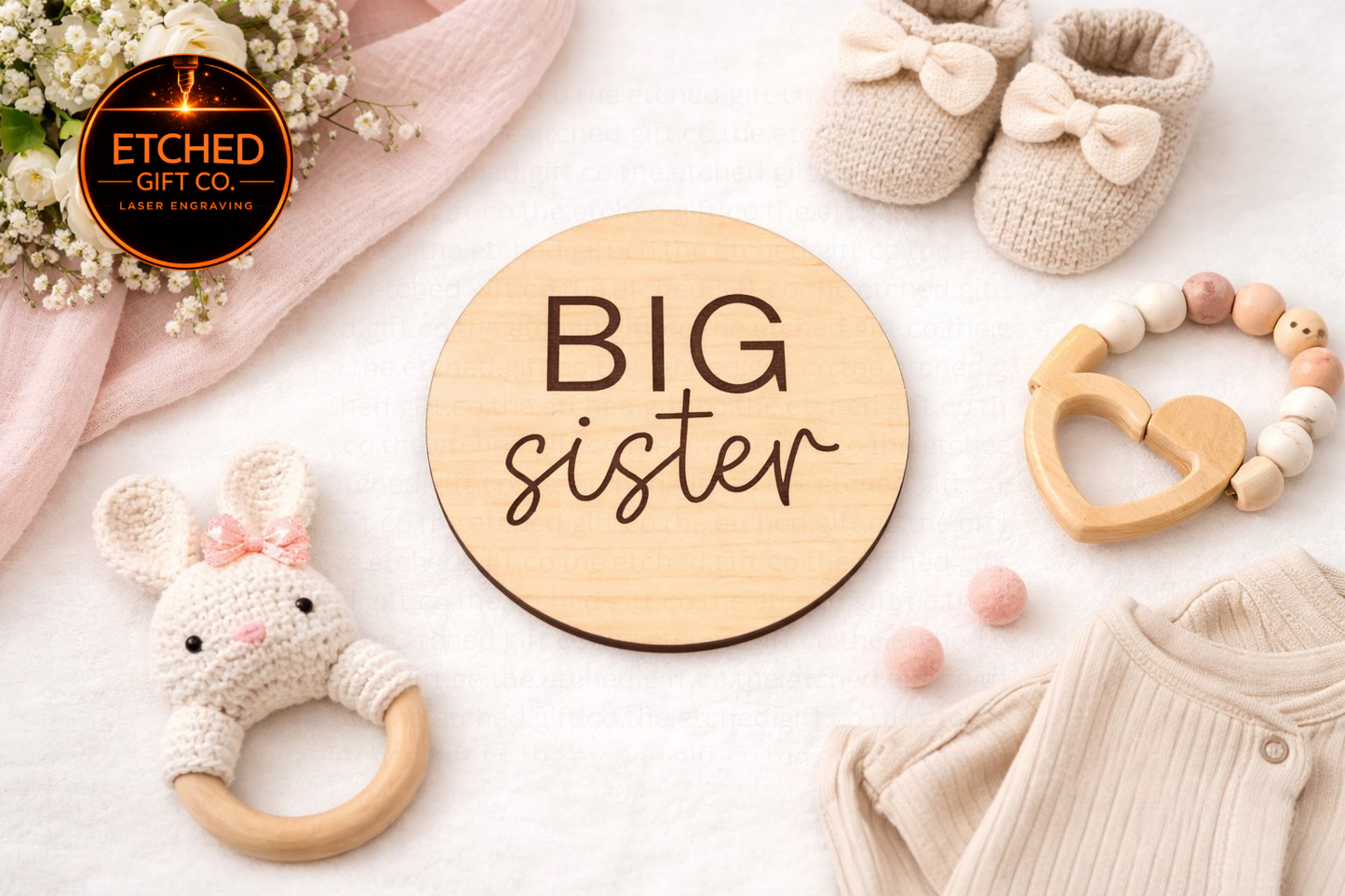 Big Sister or Big Brother Announcement Sign | Pregnancy Reveal