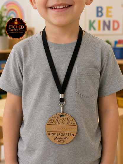 Kindergarten Graduation Keepsake – Ornament or Breakaway Lanyard