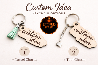 Custom Wooden Keychain
