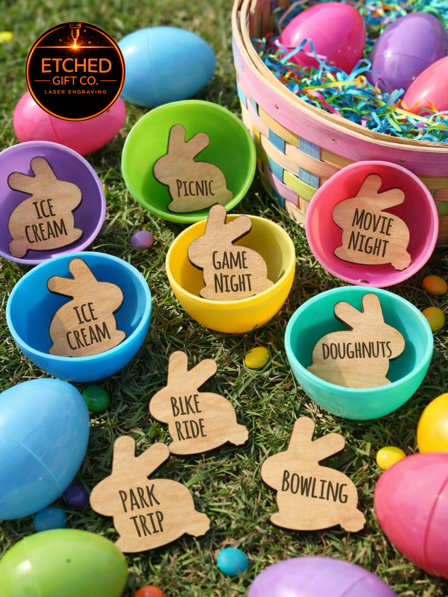 Easter Bunny Activity Tokens