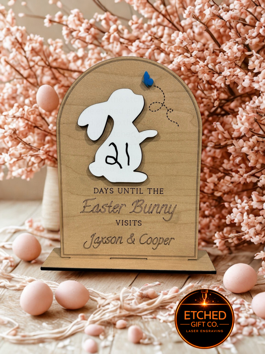 Easter Bunny Countdown Sign