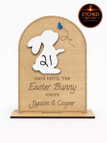 Easter Bunny Countdown Sign